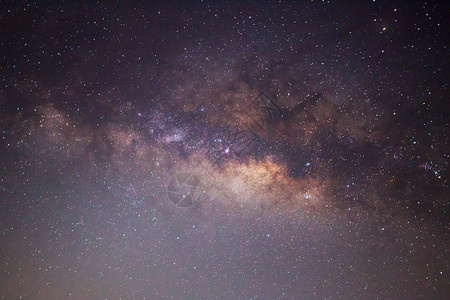 银河系中心长时间曝光照片图片