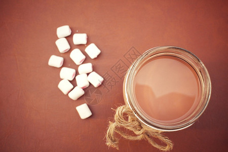 棉花糖热巧克力图片