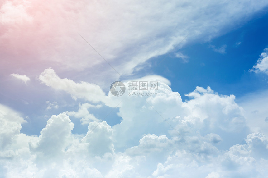 白云蓝天图像天气背景图片
