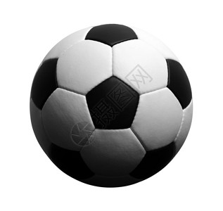 足球在白色有影子的足球运动图片