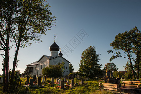 老俄罗斯教堂在Storojno俄罗斯图片