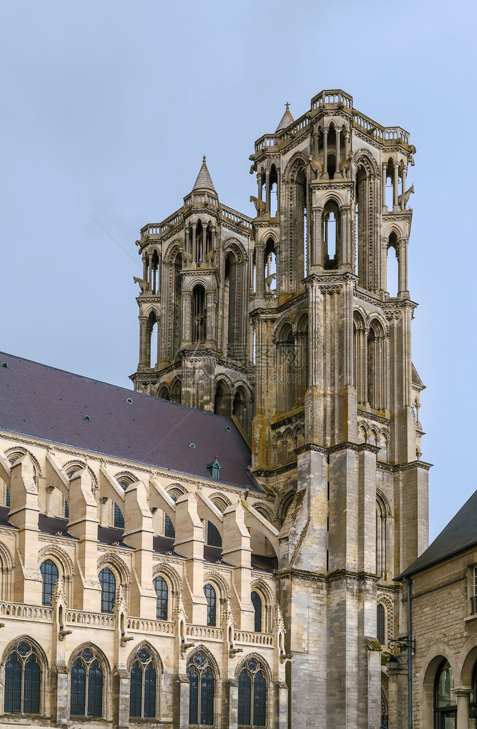 拉昂大教堂是位于法国皮卡第拉昂的12世纪和13世纪哥特式建筑最重图片
