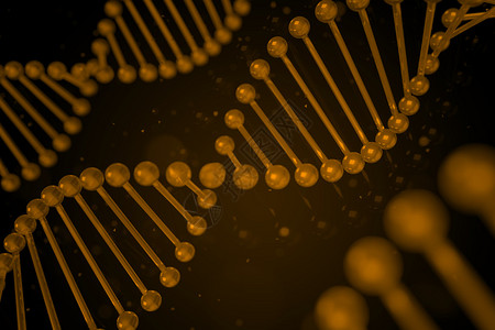 黑色背景DNA螺旋背景图片