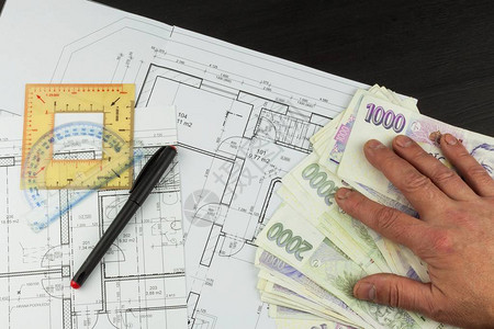 建房子的钱按揭分期付款有效的捷克纸币建筑项目建筑计划技术项目施工图片