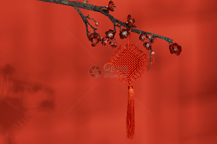 春节中国结装饰图片