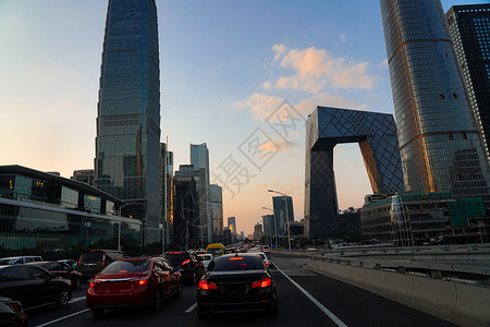 北京国贸CBD交通图片