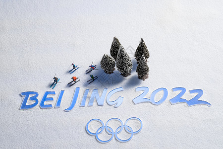 奥运滑雪背景图片