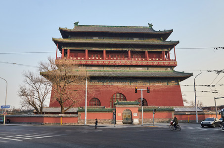 北京什刹海建筑风光图片