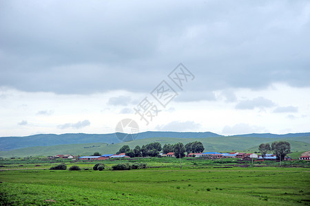 河北省承德坝上草原风光背景