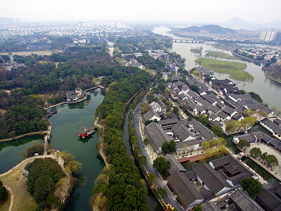 浙江省绍兴柯岩风景区度假胜地高清图片素材