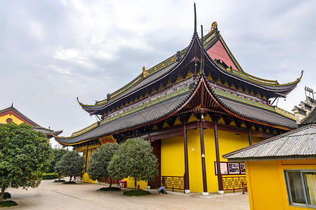 江苏省常州天宁寺寺庙高清图片素材