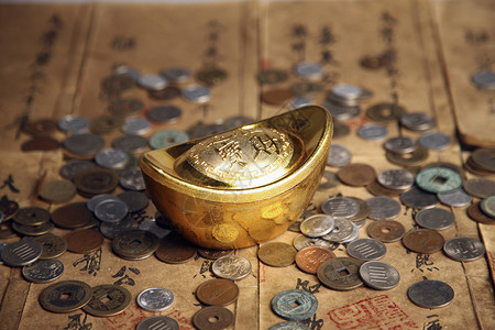 金元宝铜钱图片