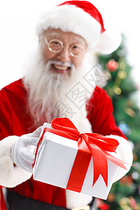 圣诞老人递送圣诞礼物图片