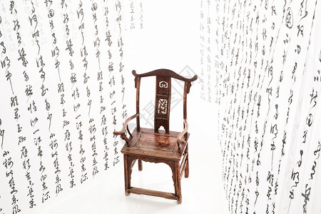中式椅子背景图片