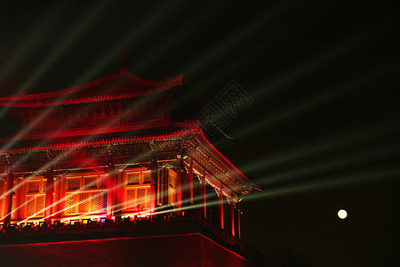 故宫夜景图片