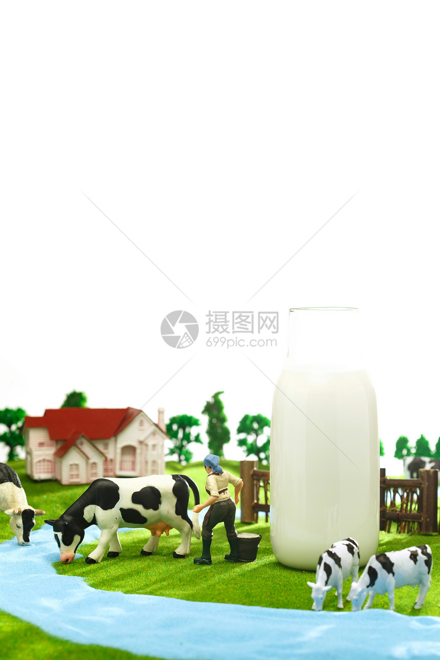 牛奶牧场图片