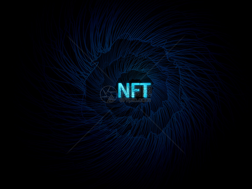 NFT数字藏品网络空间图片