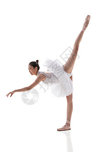 跳芭蕾舞的青年女人背景图片