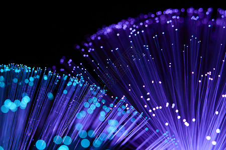紫色科技感边框科技光纤静物背景背景