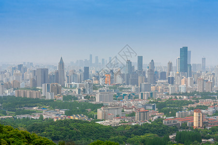 南京城市天际线风光图片