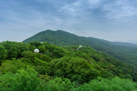 南京钟山与紫金山天文台高清图片