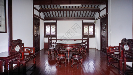 古典建筑客厅室内图片