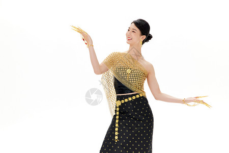 民族舞蹈女性动作傣族图片