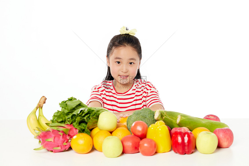 儿童健康饮食概念图片