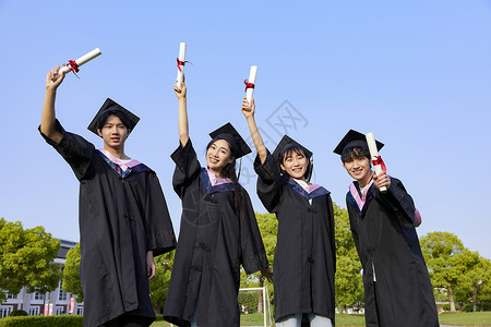 大学生毕业形象毕业啦高清图片素材