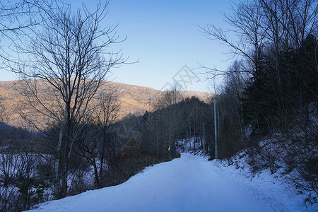 5A风景区东北雪谷高清图片