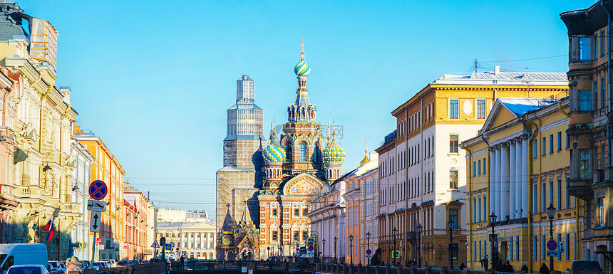 俄罗斯圣彼得堡建筑风光图片