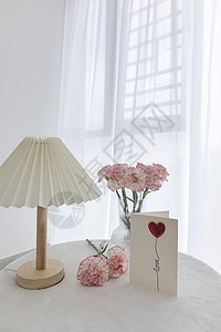 温馨卡片母亲节花朵卡片背景