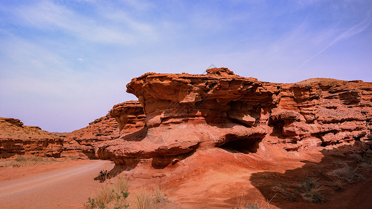 奎屯大峡谷内蒙古西部梦幻大峡谷景观背景