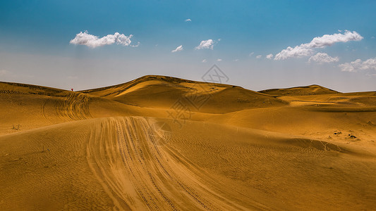 内蒙古腾格里沙漠景观高清图片