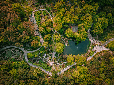 夏季重庆巫山森林盘山公路高清图片