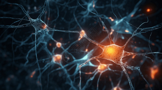 神经元概念神经元微生物学概念设计图片
