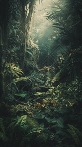 原始森林风景壁纸图片