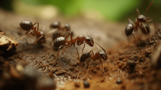 蚂蚁昆虫特写图片