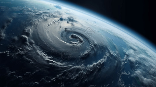 自然的力量飓风卫星图设计图片
