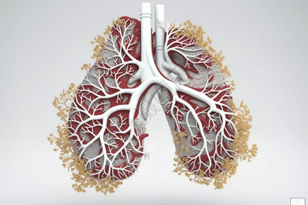 工艺品美丽创意抽象肺部纹理设计图片
