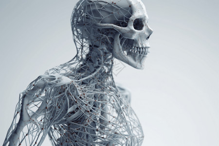 人体骨骼艺术图片