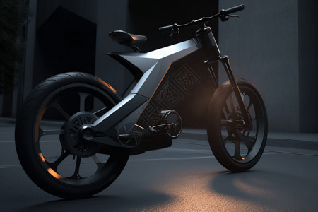 电动自行车视角3d设计图片