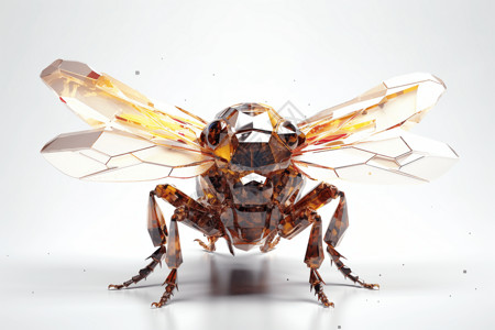3D萤火虫背景图片