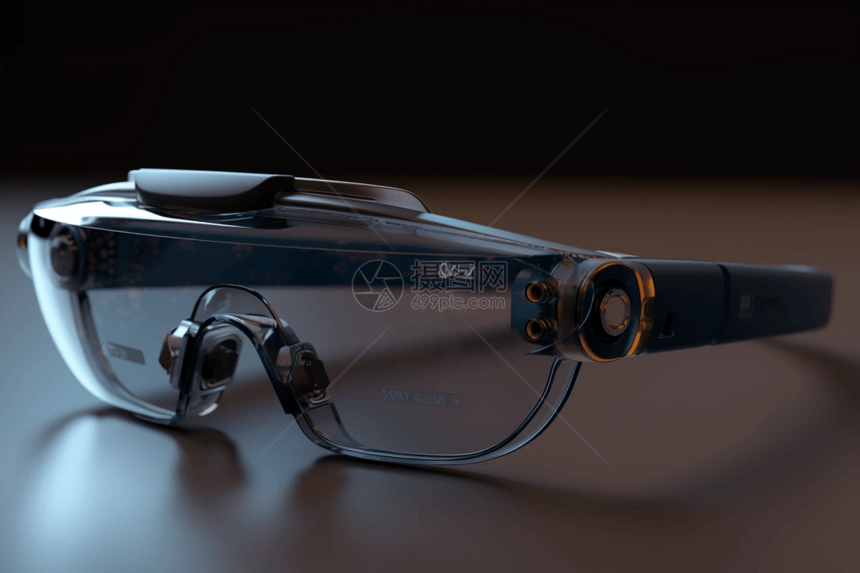 3D医疗用智能眼镜渲染图图片