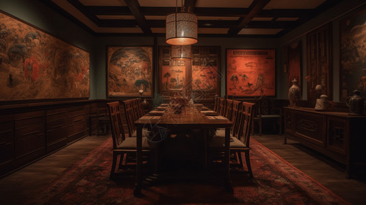中式老餐厅图片