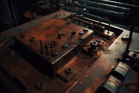 工厂高科技机械复古高清图片素材