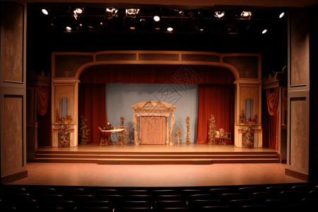 戏剧排练厅背景图片