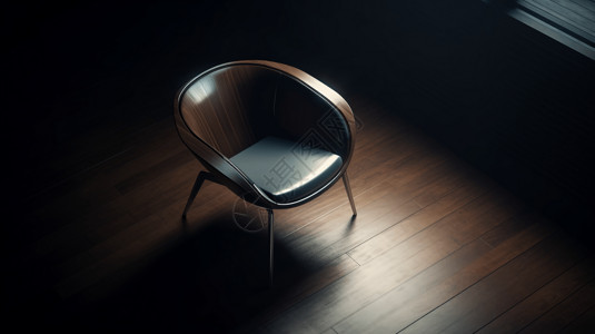 昏暗的椅子背景图片