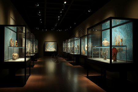 博物馆玻璃展厅图片