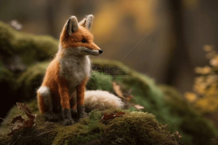 小狐狸玩具图片